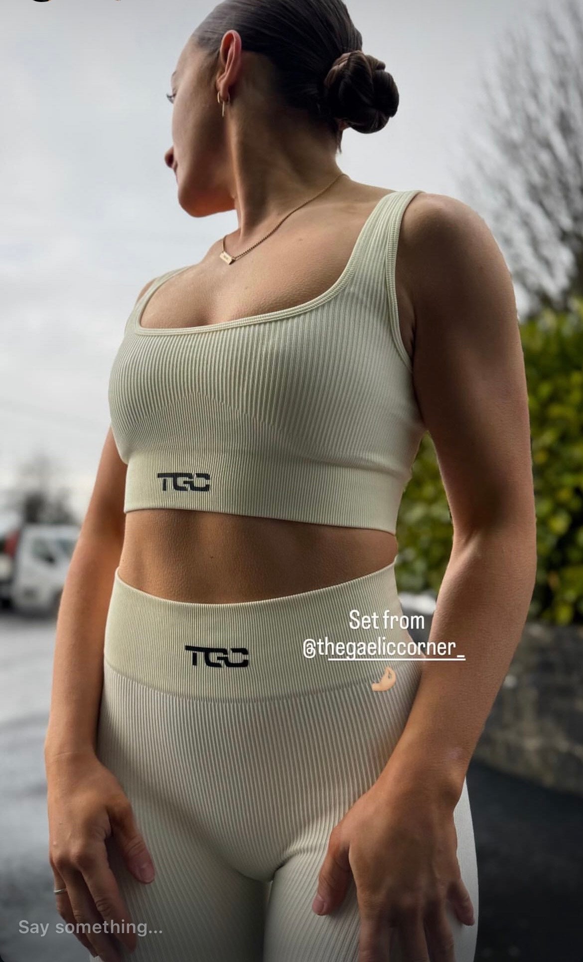 White Sports Bra