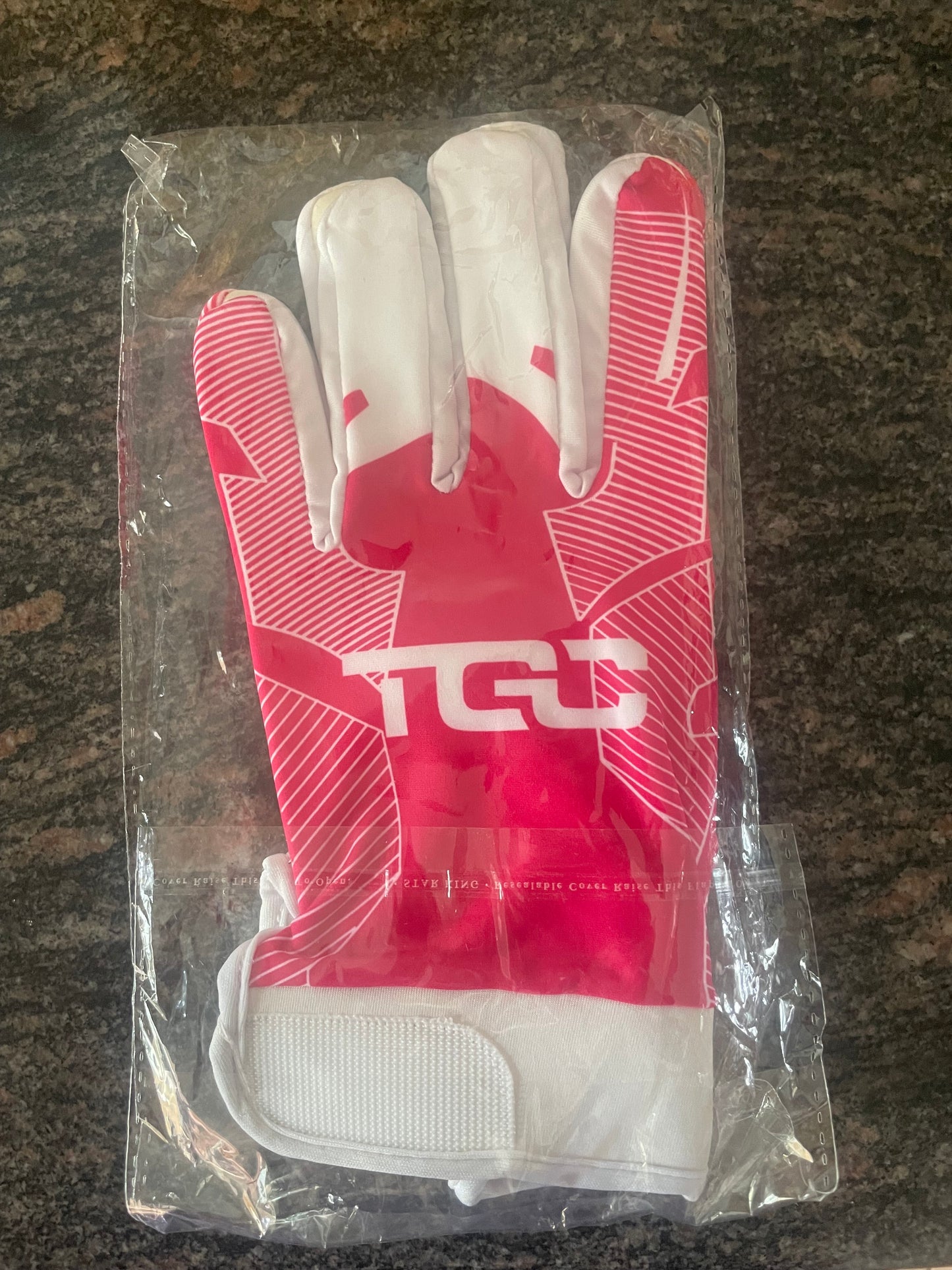 Pink/White Unisex Gloves