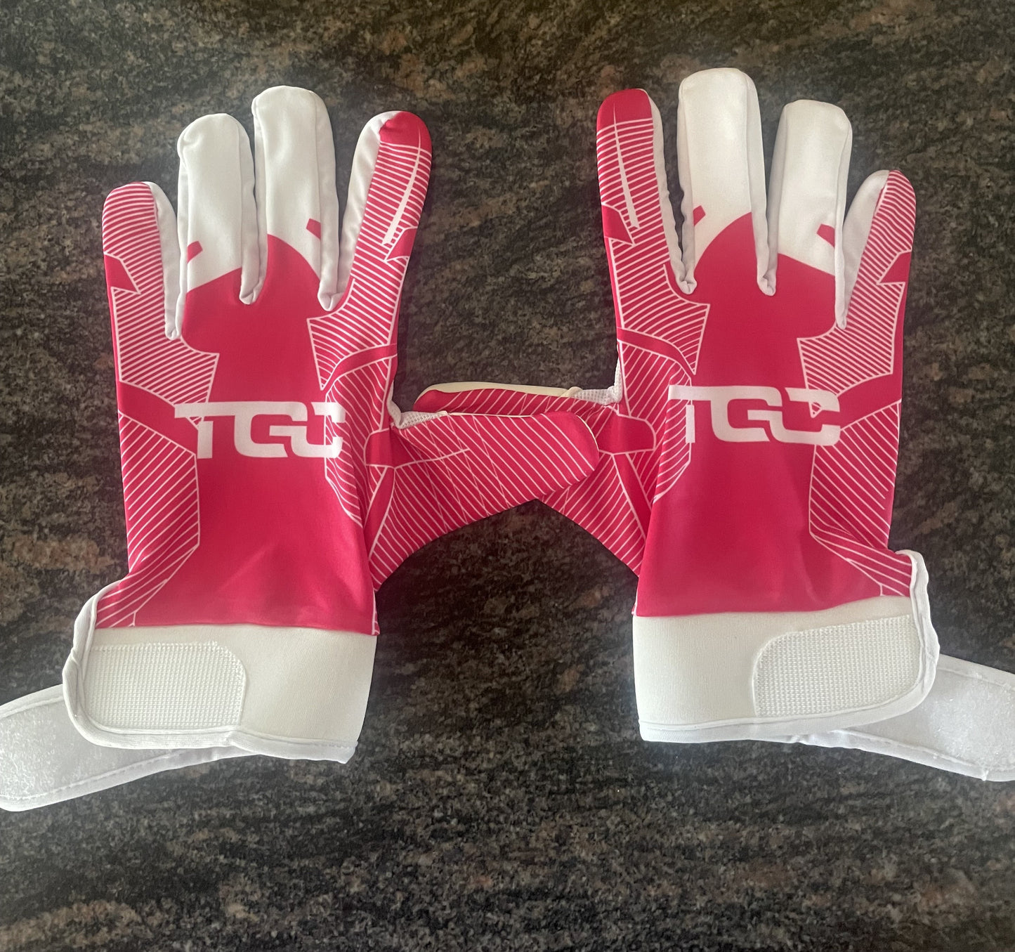 Pink/White Unisex Gloves