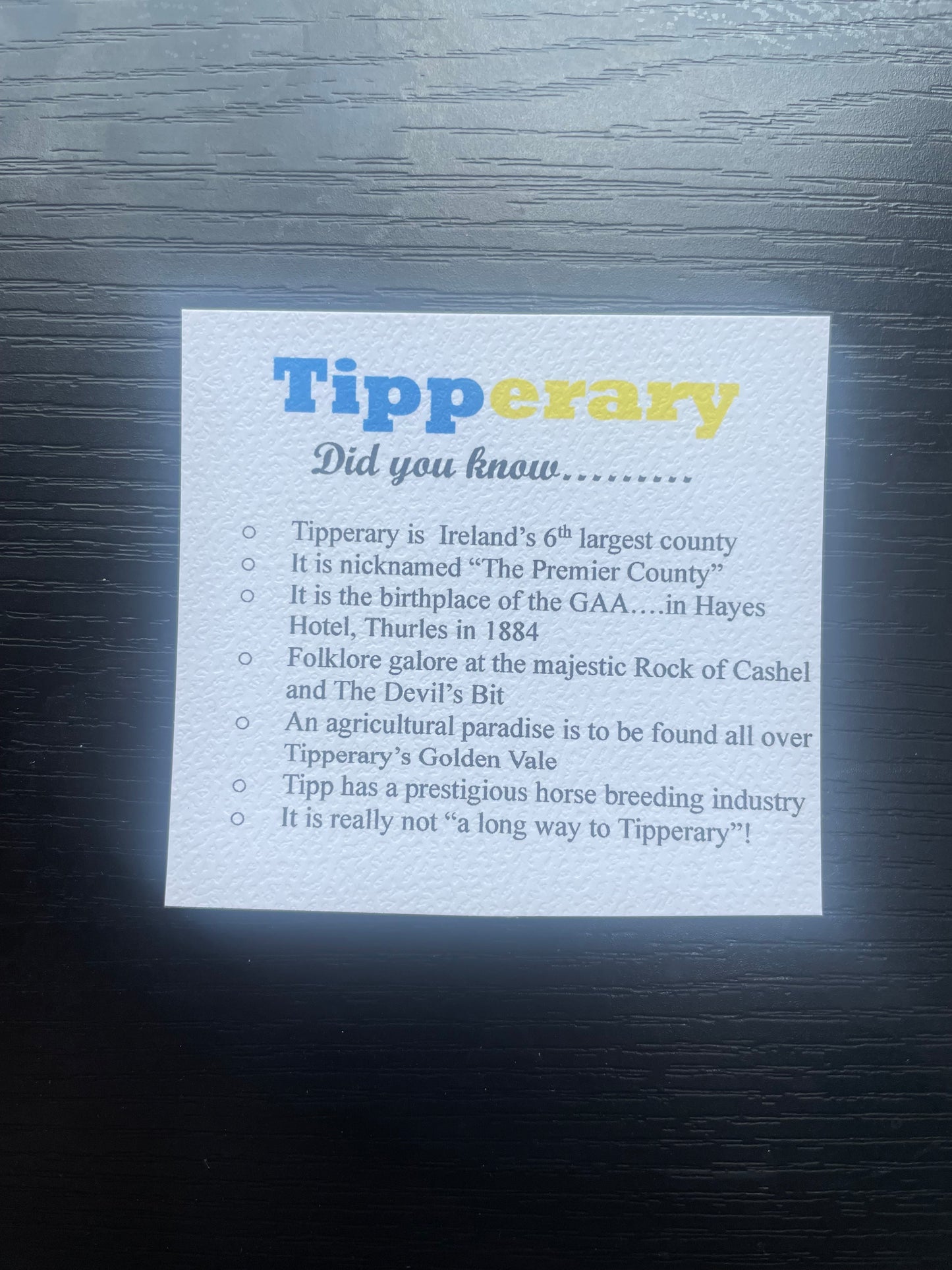 Tipperary Keyring