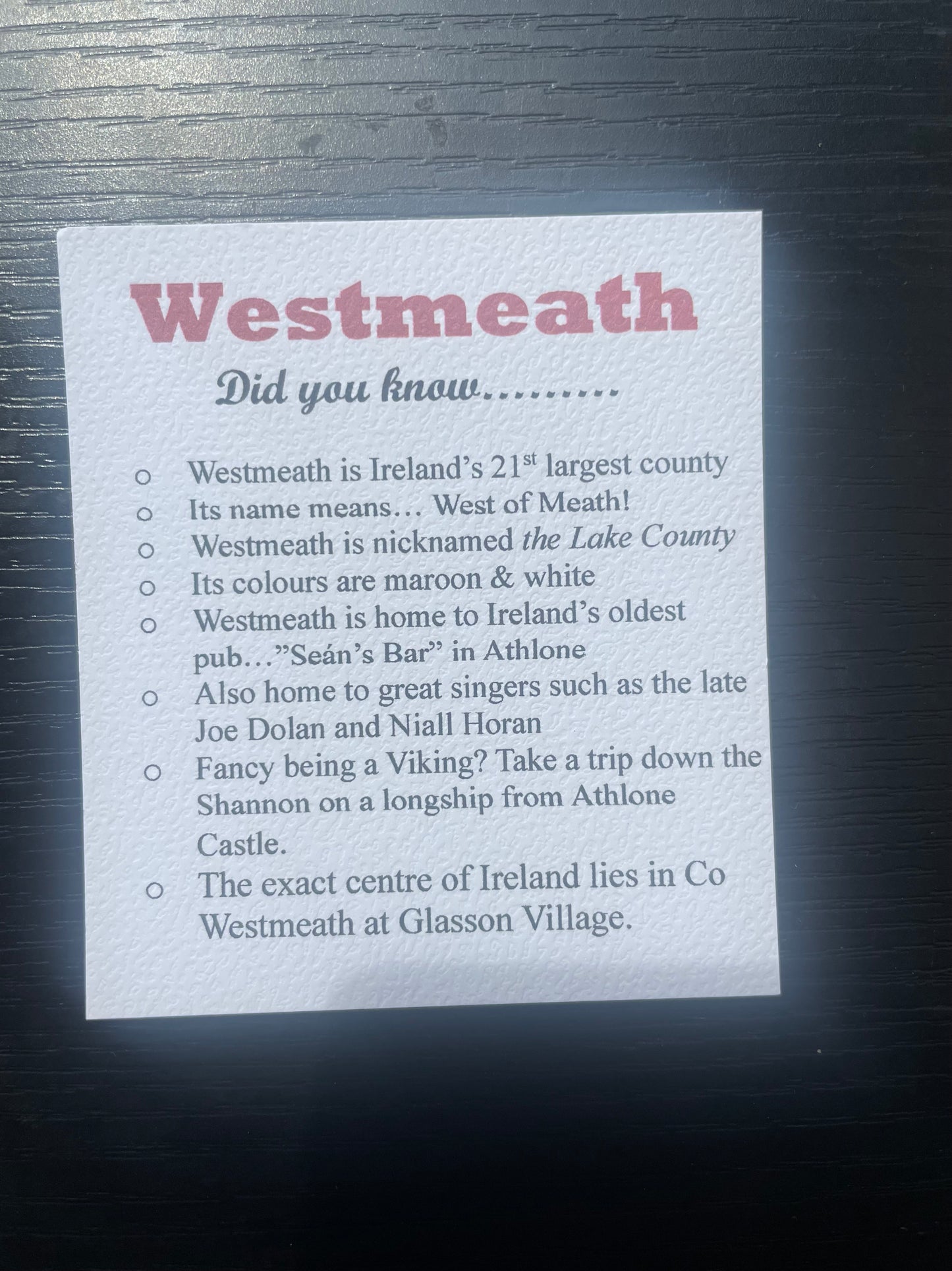 Westmeath Key Ring