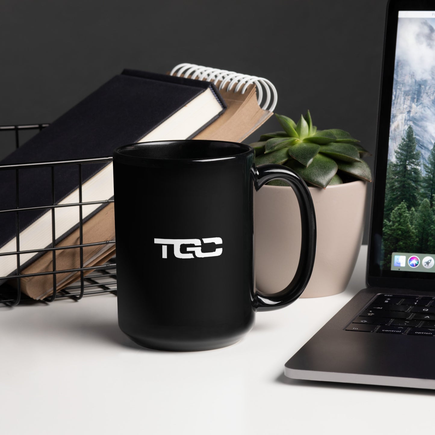 TGC Black Mug