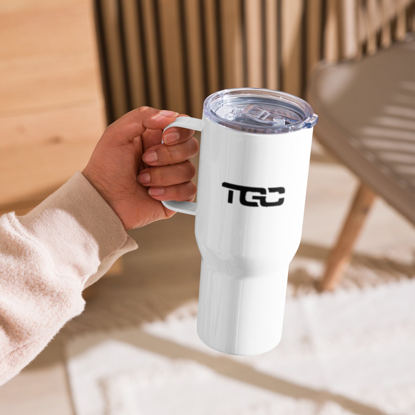 TGC Travel mug with a handle